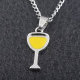 red Wine&Cup Love Necklaces