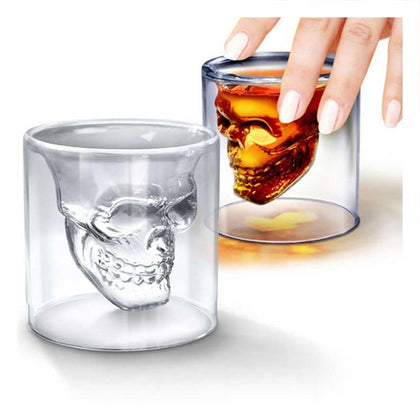 Crystal Wine Skull Shot