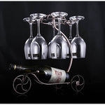 Hanging Upside Down Cup Wine Bottle Racks