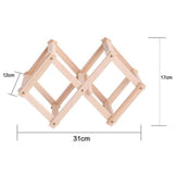 KECTTIO Wooden Red Wine Rack 3/6/10 Bottle Mount Holder Exhibition Organizer Hot Sale