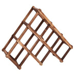 KECTTIO Wooden Red Wine Rack 3/6/10 Bottle Mount Holder Exhibition Organizer Hot Sale