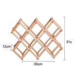 KECTTIO Wooden Red Wine Rack 3/6/10 Bottle Mount Holder Exhibition Organizer Hot Sale