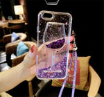 XSMYiss 3D Wine Glass Liquid Quicksand Phone Case For Samsung S6 S7 edge S8 S9 Plus Note 4 5 8 9 Quicksand Phone Case