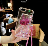 XSMYiss 3D Wine Glass Liquid Quicksand Phone Case For Samsung S6 S7 edge S8 S9 Plus Note 4 5 8 9 Quicksand Phone Case