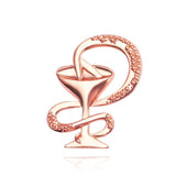 New Alloy Medical Symbol Brooch Pin Badge Bowl Wine Glass Nurse Doctor Medical Symbol Fashion Pin Chic Jewelry Men Women Gift
