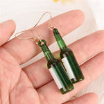 Wine Bottle Dangle Earring