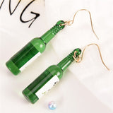 Wine Bottle Dangle Earring